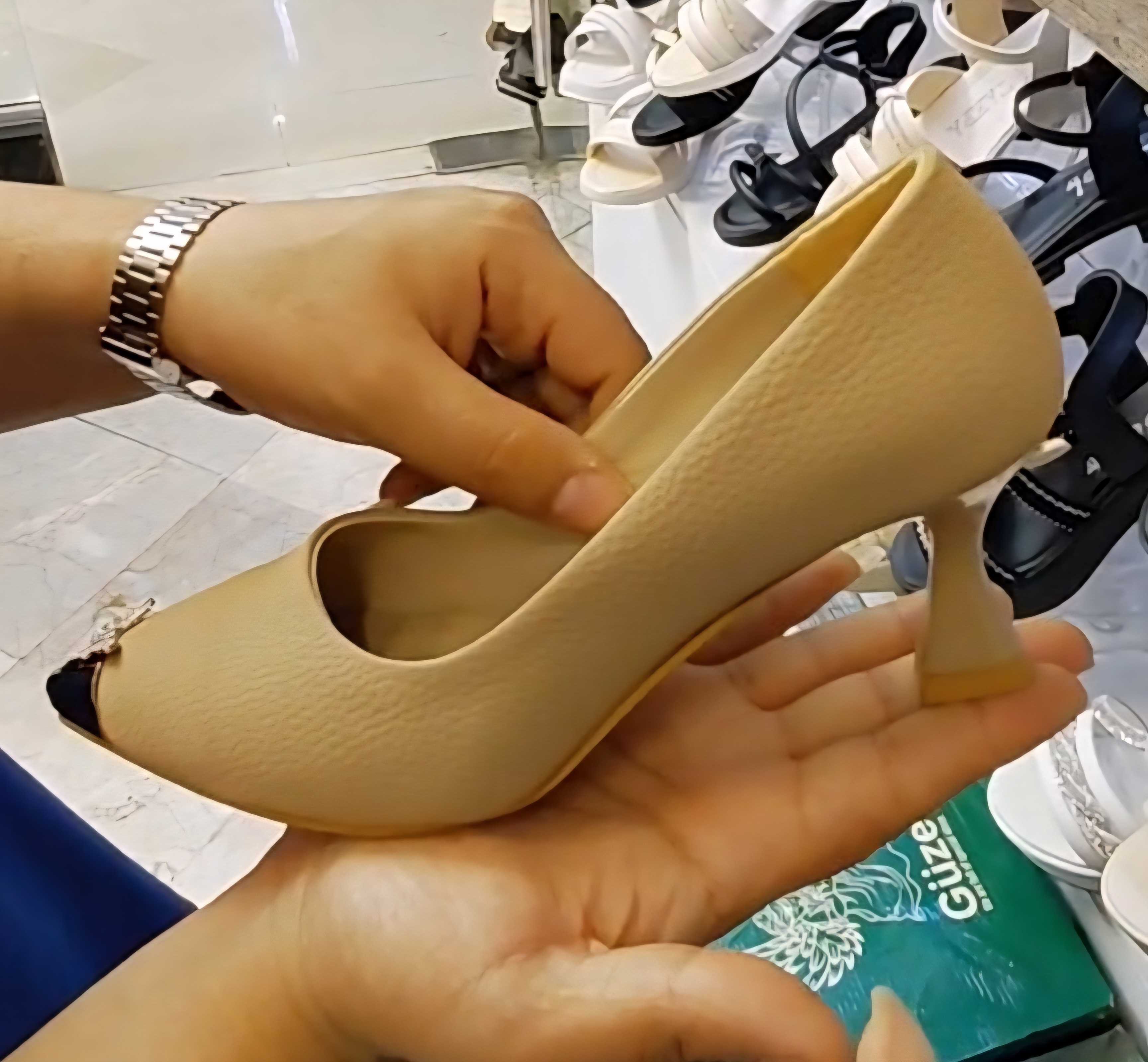 کفش پاشنه دار مجلسی زنانه دخترانه پروانه