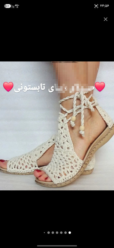 صندل طبی زنانه دخترانه مدل دست دوز شیک
