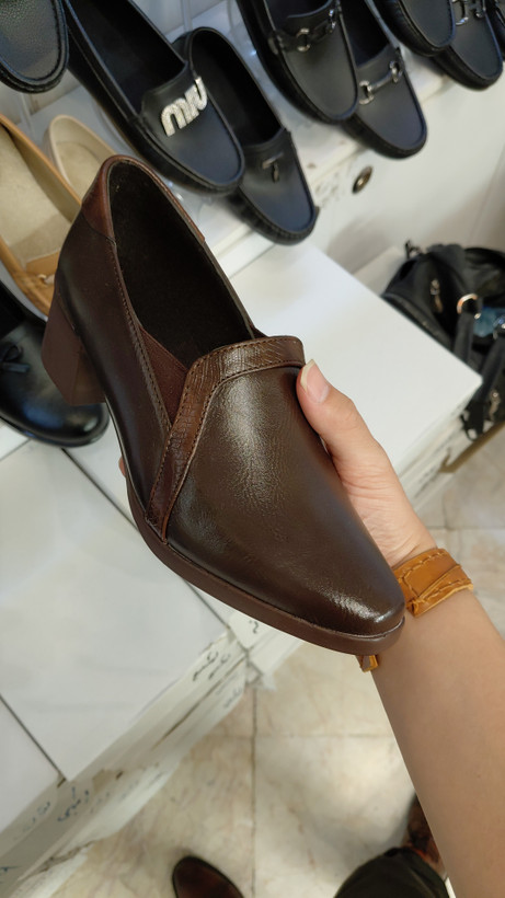 کفش زنانه طبی اداری PU مدل ساده